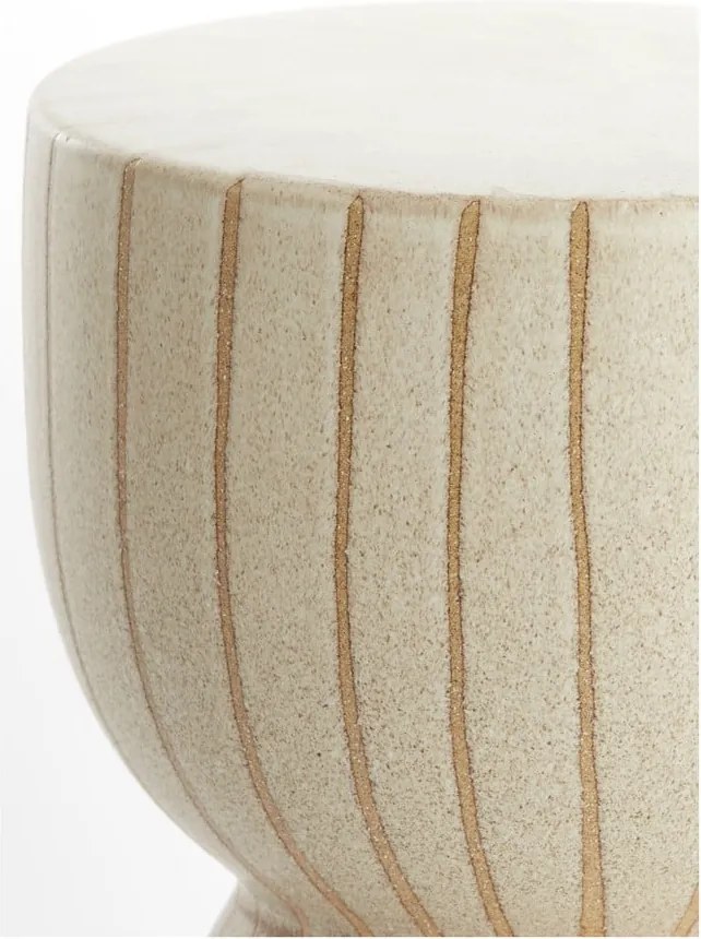 Керамична кръгла странична масичка ø 28,5 cm Finca – Light & Living