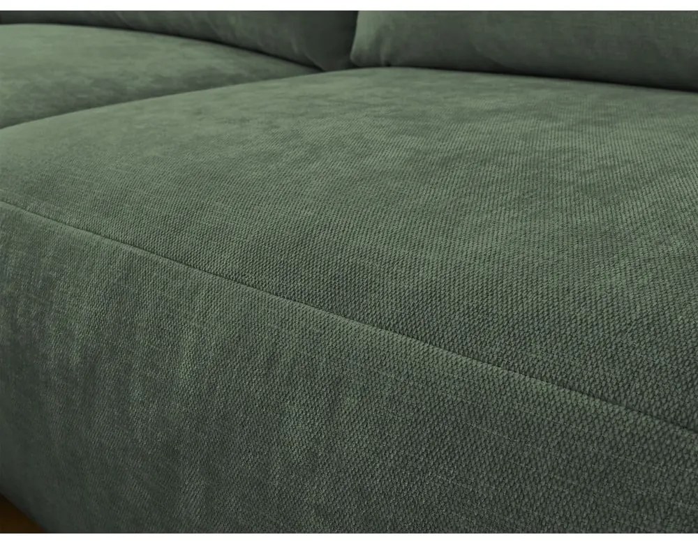 Тъмнозелен ъглов диван Aden – Bobochic Paris