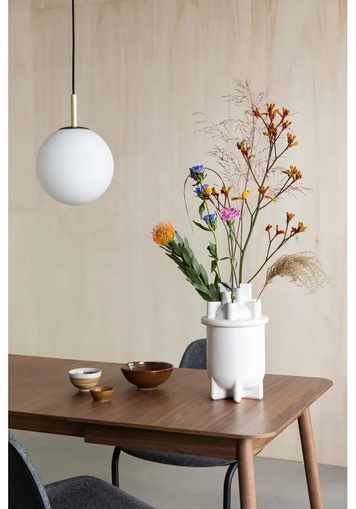 Сгъваема маса за хранене с плот от орехово дърво 80x120 cm Glimps - Zuiver