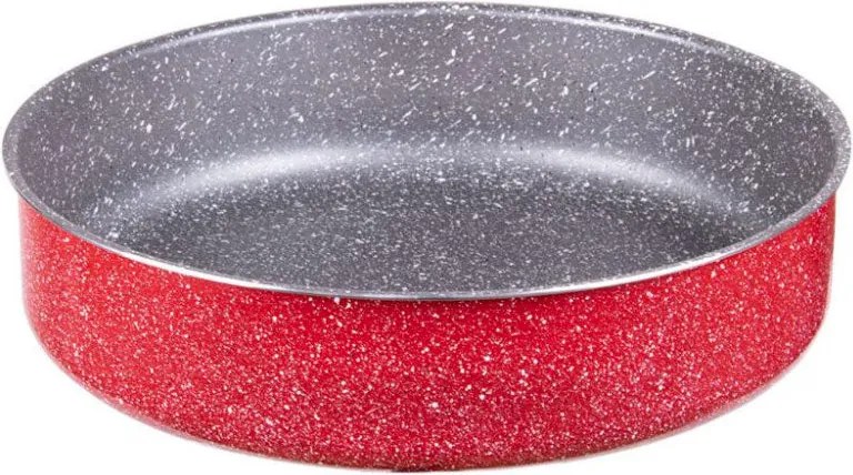 Тава за печене ZEPHYR Red Passion ZP 1222 ER32, 32 см, Мраморно покритие, Червен