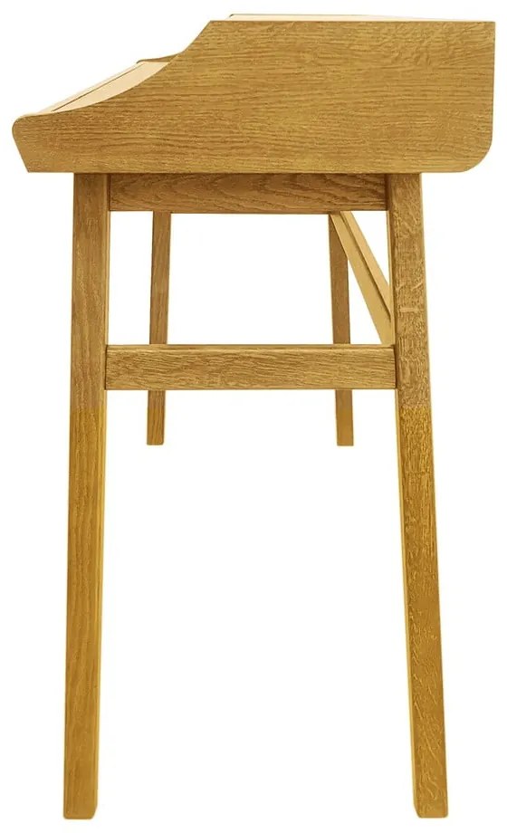 Работна маса от декор от дъб за секретар 44x115 cm Carteret – Woodman