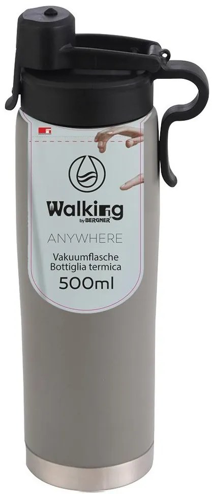 Метална вакуумна бутилка за вода - Bergner Walking anywhere