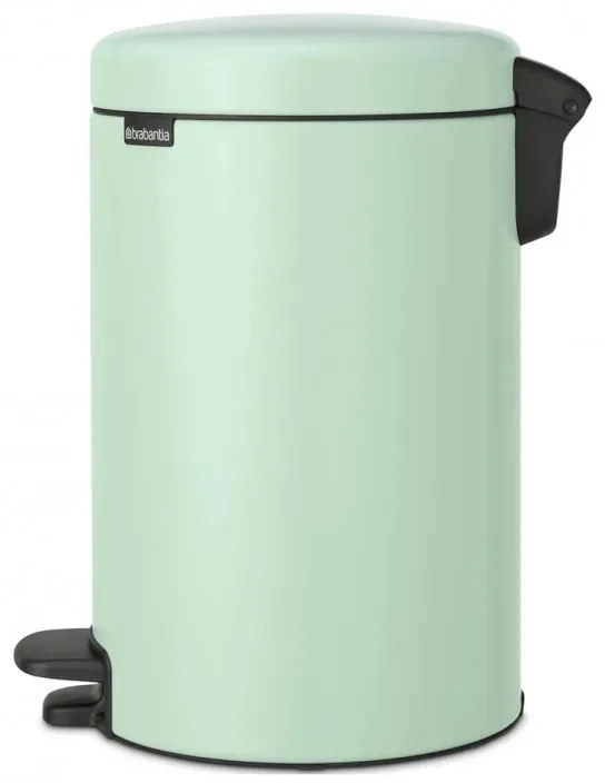 Кош за боклук с педал Brabantia NewIcon 1008843, 12 л, Плавно затваряне, Противоплъзгаща основа, Светлозелен