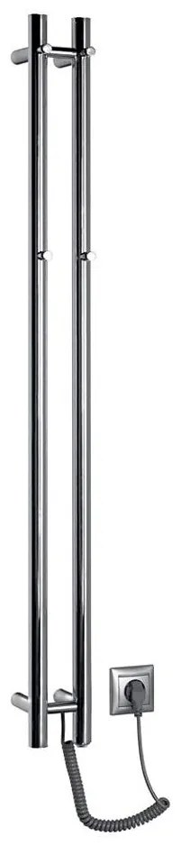 Sapho - Електрическа сушилня за кърпи PAPINADO 40W/230V 120 см лъскав хром