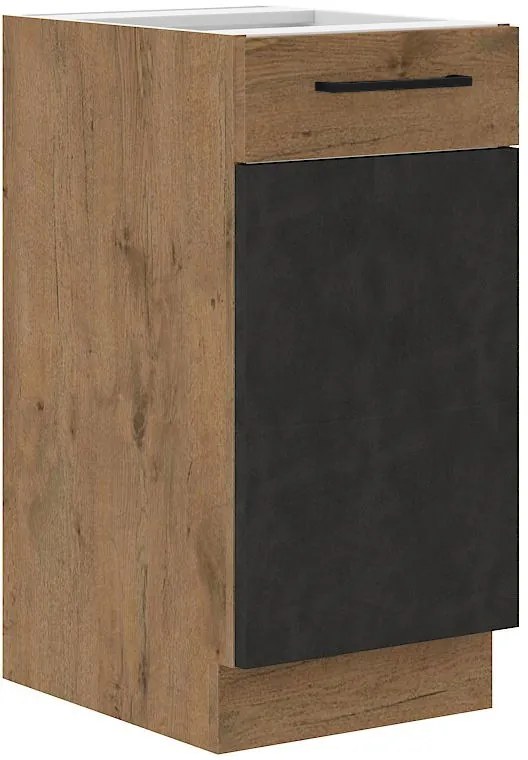 Подов шкаф Virgo 40 D 1F-Anthracite