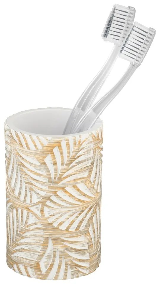 Бежов комплект аксесоари за баня от полиресин Terralba – Wenko