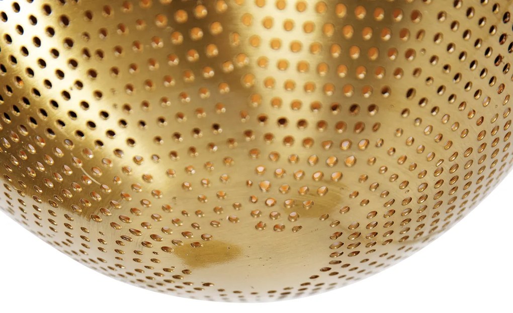 Индустриално висящо осветително тяло черно с месинг 5-светлина - Haicha