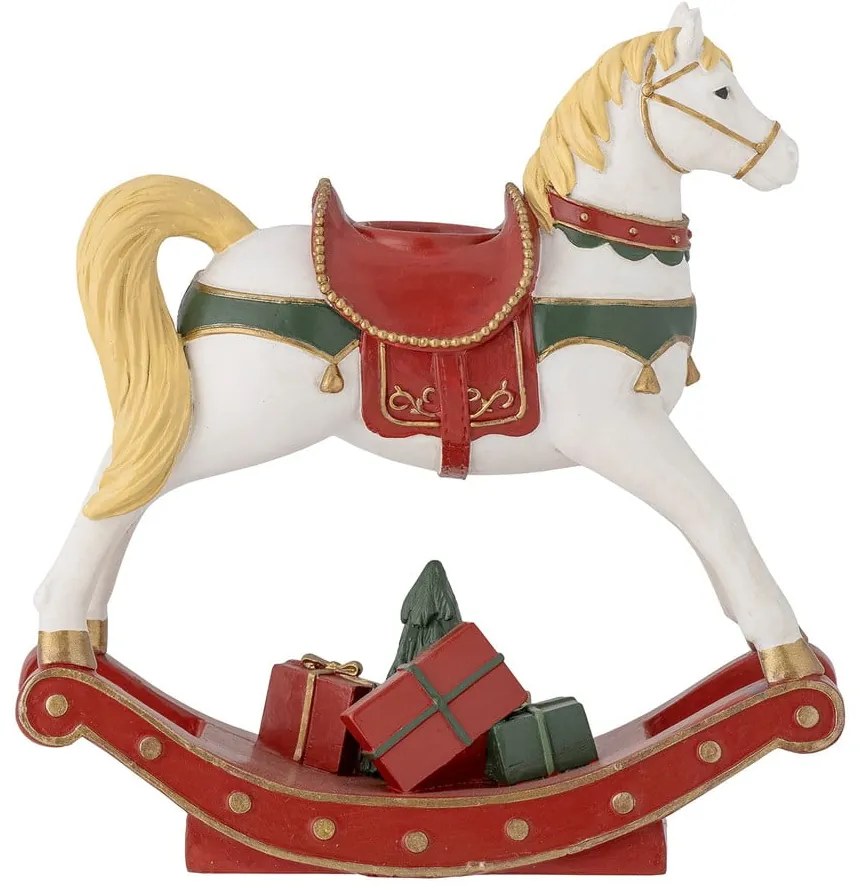 Свещник от полирезин с коледен мотив Almine - Bloomingville