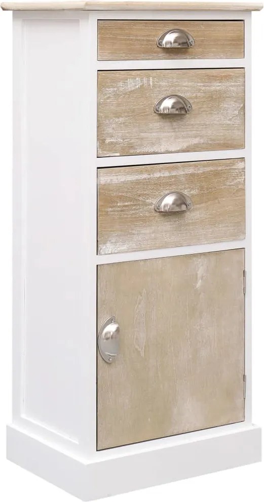 284075 vidaXL Страничен шкаф 38x28x86 см дърво пауловния