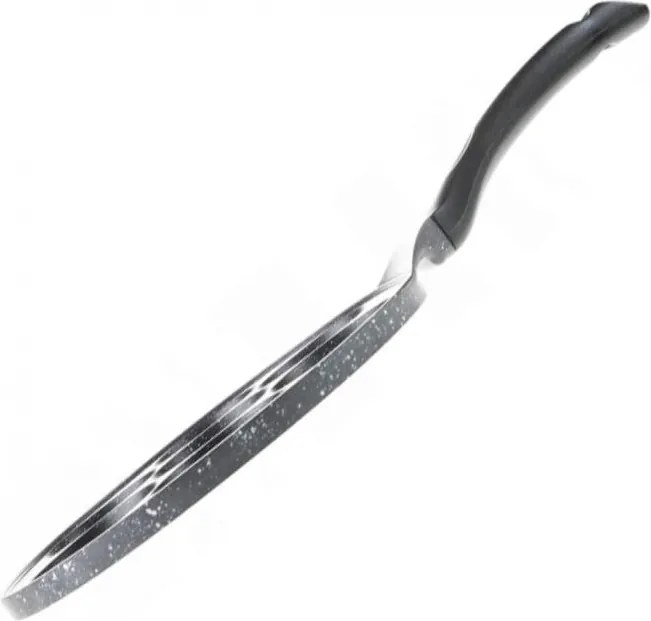 Тиган за палачинки с личица ZILNER ZL 2410, 26 см, 7 различни форми, Мраморно покритие, Черен