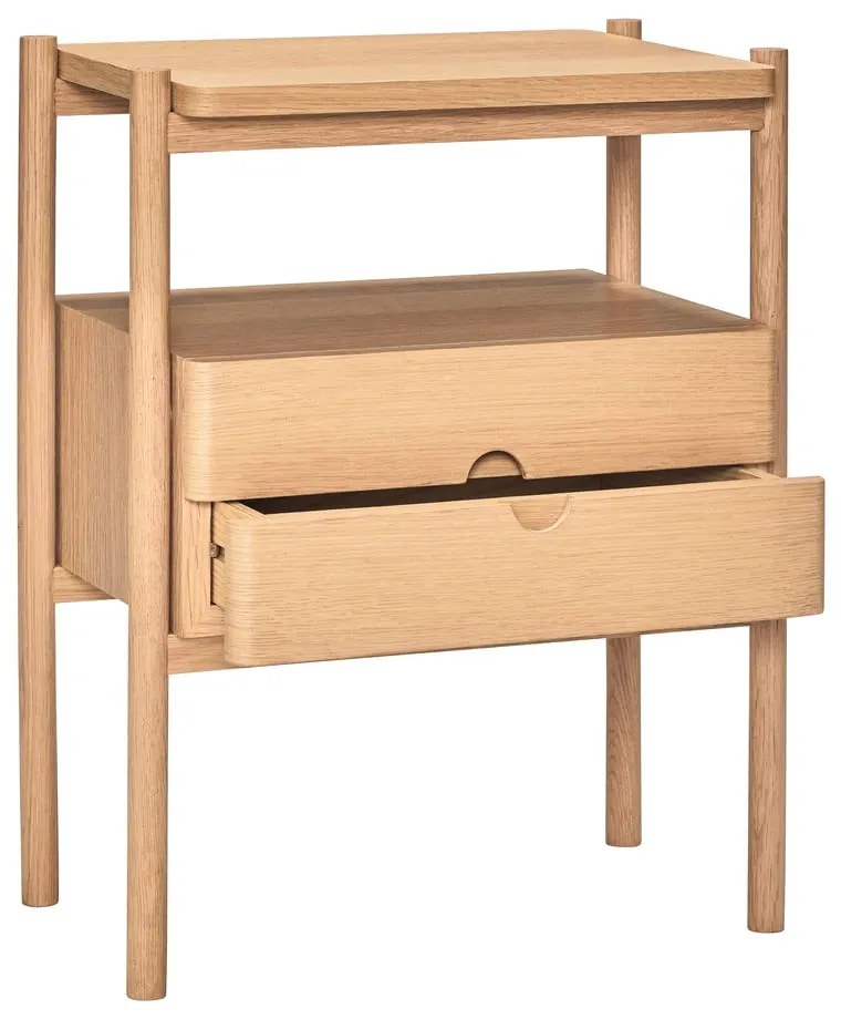 Нощно шкафче от декор от дъб в естествен цвят Appeal – Hübsch