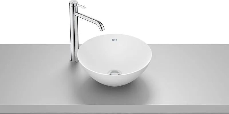 Умивалник за монтаж върху плот, BOL, 350 mm, бял мат