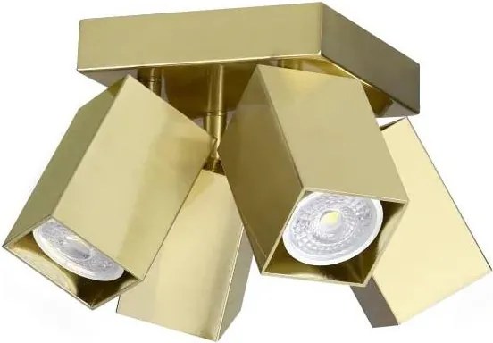 Ideal Lux - LED точково осветително тяло DYNAMITE 4xGU10/7W/230V CRI 90 месинг