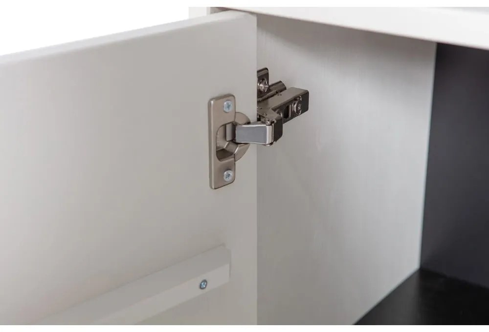 Светлосива витрина от борова дървесина 53x230 cm Basic - vtwonen