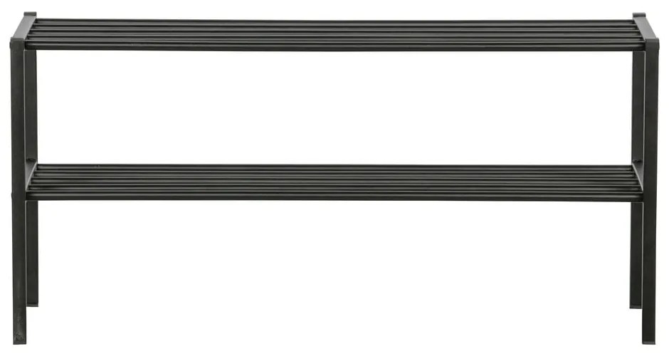 Черна метална стойка за обувки Ferro - WOOOD