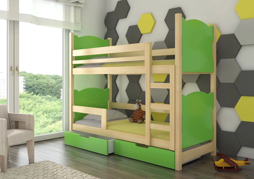 Чекмедже за Чекмедже за Чекмедже за двуетажно легло Sero plus 2B-Fusiko - Prasino