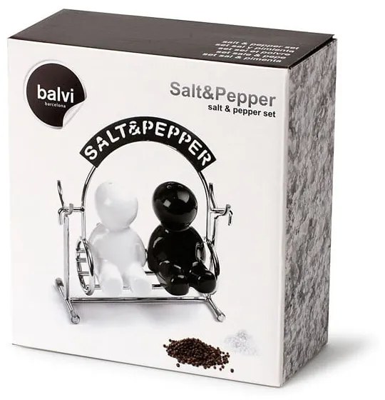 Солница и пиперница с поставка Salt &amp; Pepper - Balvi