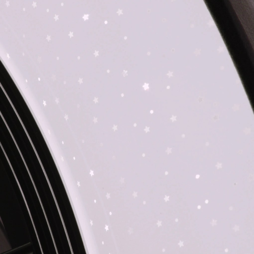 Вентилатор за таван сив със звезден ефект 47 см вкл. LED димируем с дистанционно управление - Emily