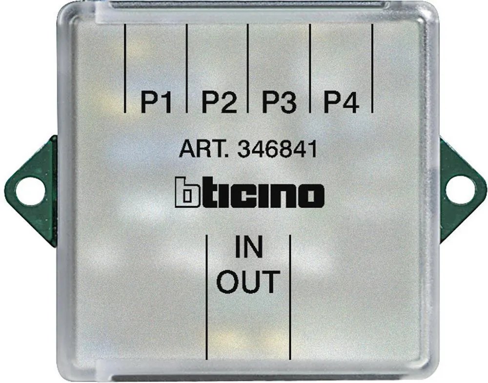 BTICINO Етажен разпределител за 4 поста  - 346841