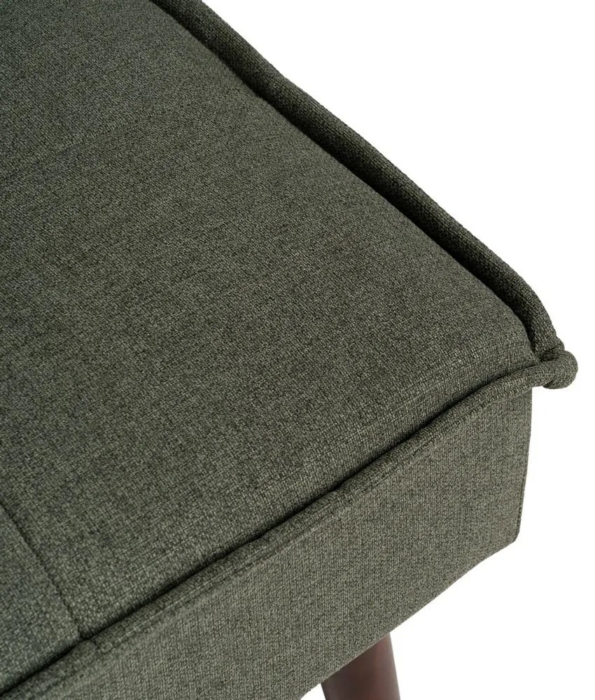 Зелен шенилов разтегателен диван 181 cm – Ixia