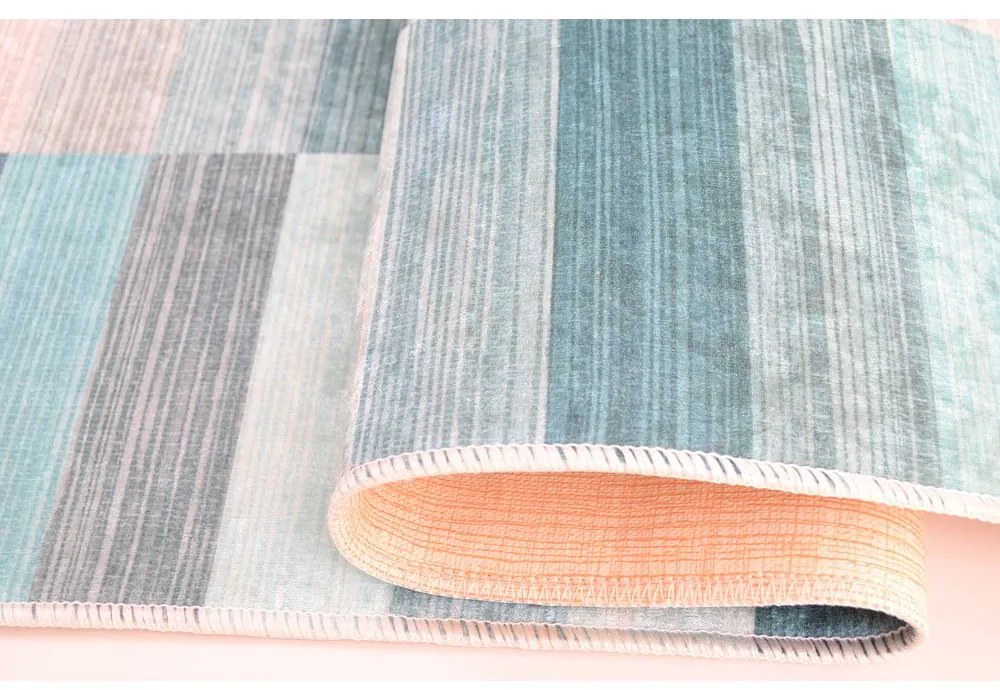 Син килим подходящ за пране 80x150 cm Hali – Vitaus