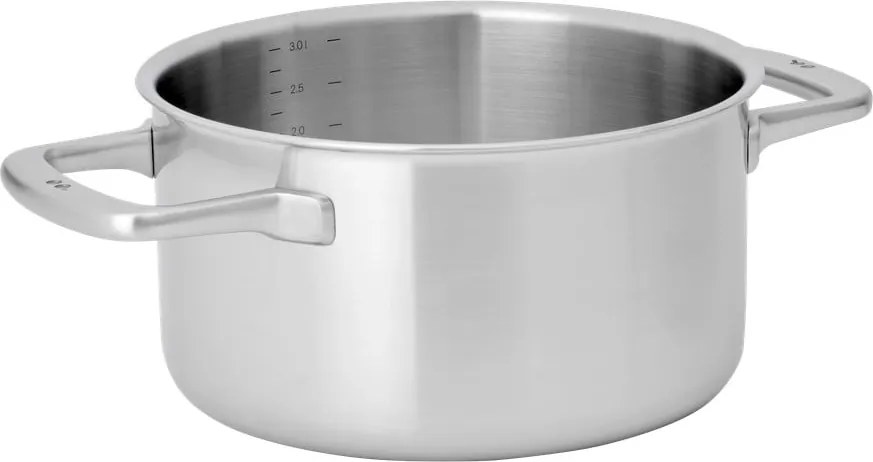 Тенджера от неръждаема стомана с капак подходяща за индукционен котлон 3 l Lucca 3.0 – FABINI