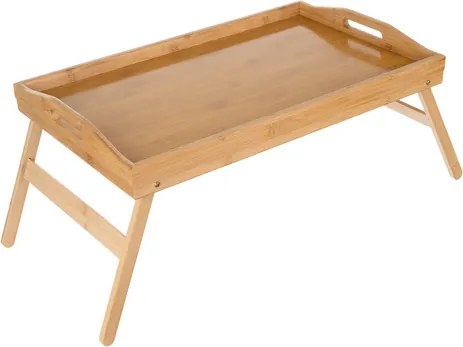Сгъваема бамбукова масичка за лаптоп и закуска в леглото Ruhhy