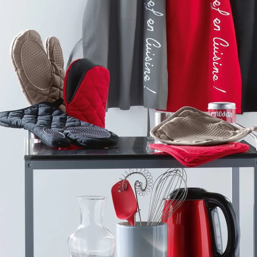 Памучена/силиконова кухненска ръкавица Cuistot – douceur d'intérieur