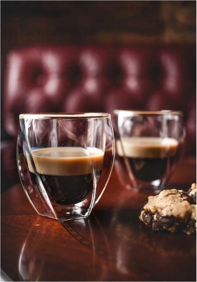 Чаши за капучино с двойни дъна в комплект от 2 бр. 250 ml Cristallo – Vialli Design