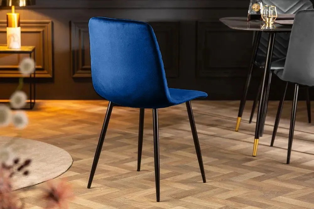 Кухненски стол Lina-Син (4) парчета