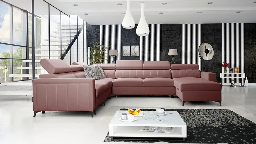 Ъглов диван Baltico VII-Right-Roz