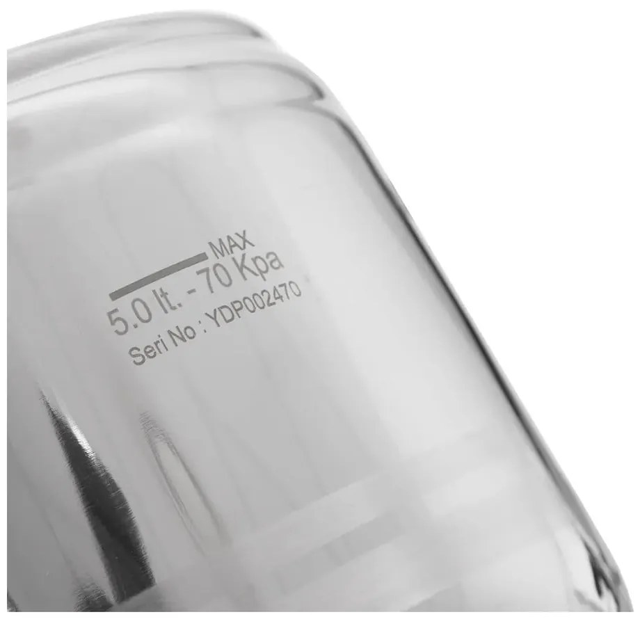 Тенджера под налягане от неръждаема стомана с капак , 5 л Profi - Orion