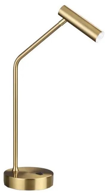 Ideal Lux - LED Настолна лампа EASY LED/3,5W/230V CRI 90 месинг
