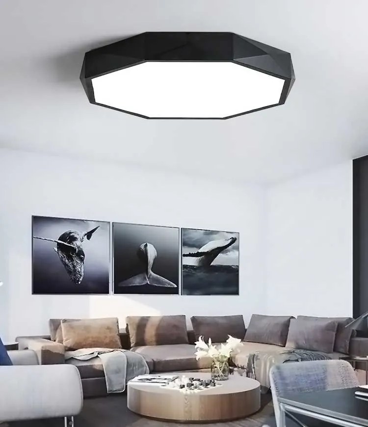 Плафон Diamond Black APP863-C 50 cm