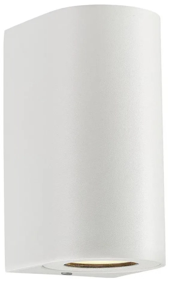 Nordlux - Външно стенно осветително тяло CANTO 2xGU10/28W/230V IP44 бяло