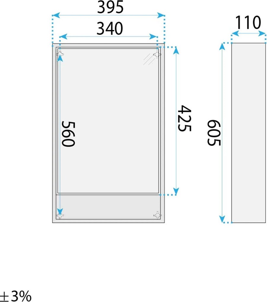 Комплект мебели за баня с мивка Gama T25023 HHL 50CM