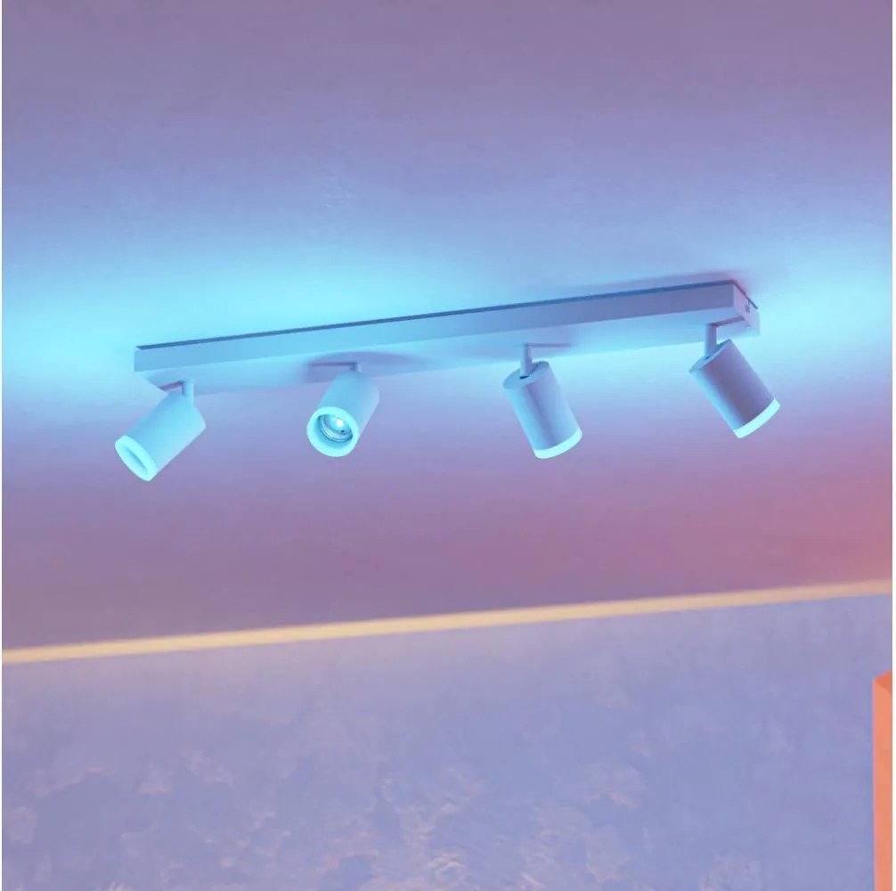 Eglo 901944 - LED RGBW с димер точково осветително тяло MELITELLO-Z 4xLED/3,7W/230V бяло