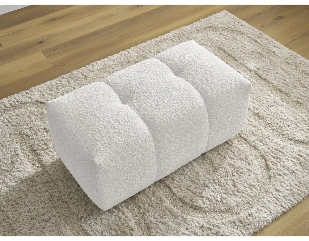 Бяла табуретка от букле Roxelane – Bobochic Paris