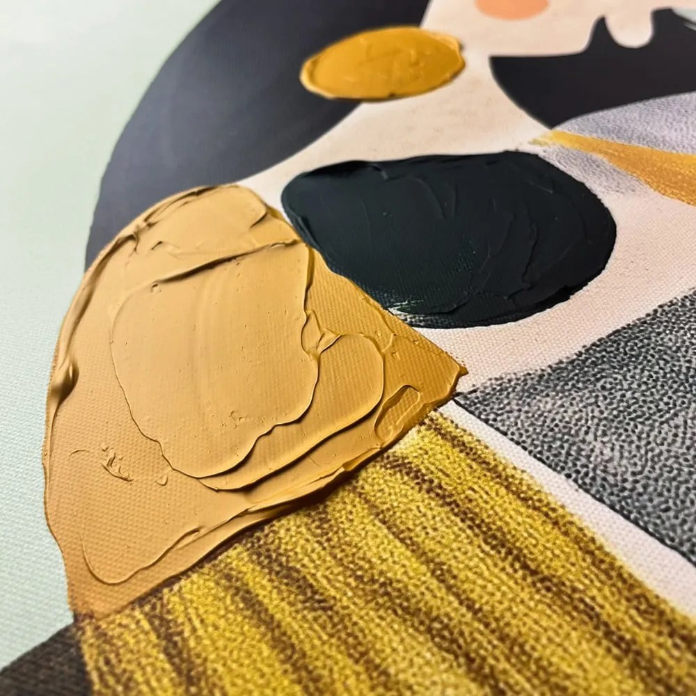 Картина с ръчно изрисувани елементи 70x100 cm Penelope – Styler