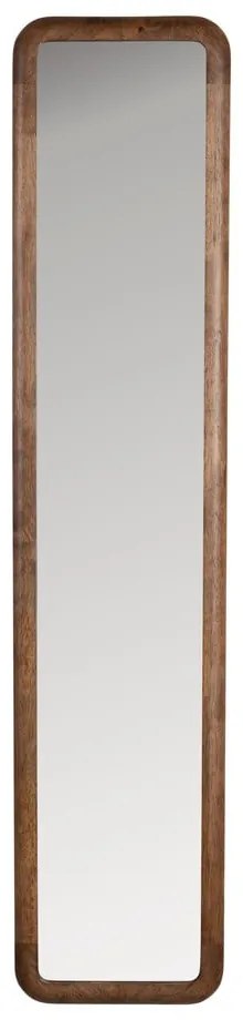Стенно огледало от масивно дърво 26x120 cm Nyko – White Label