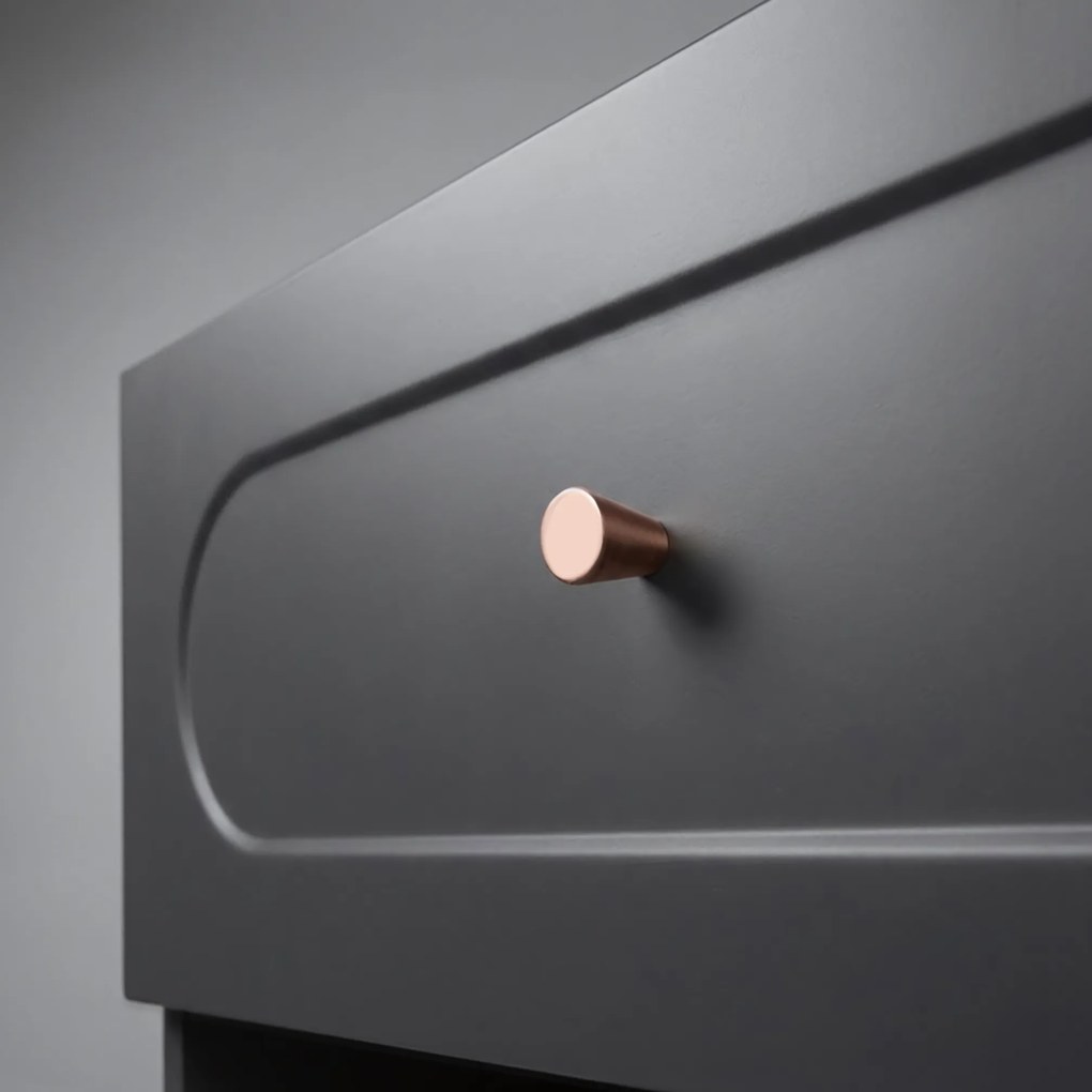 Комплект мебели за баня с мивка River 60cm Grey