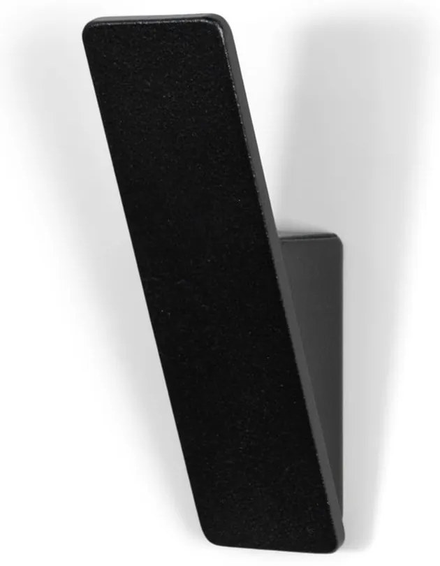 Черна стоманена кука за стена Angle - Spinder Design