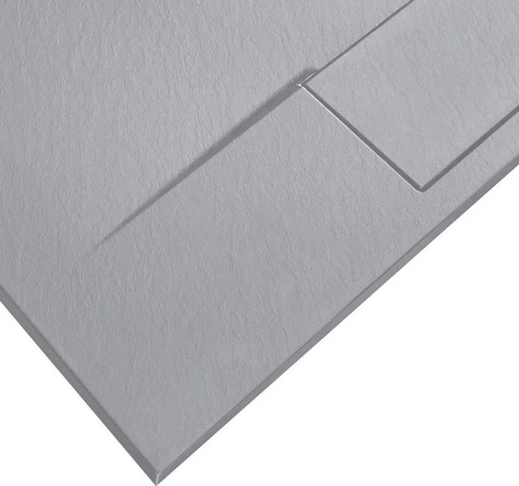 Корито за душ кабина Rea Bazalt Grey 90x90