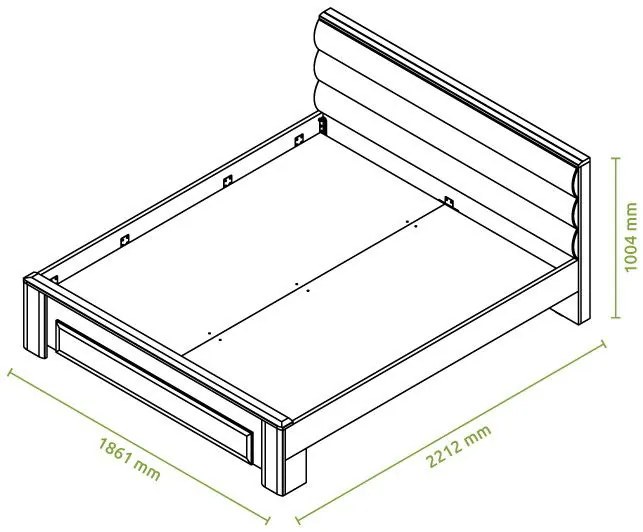 Легло Giallo-180x200