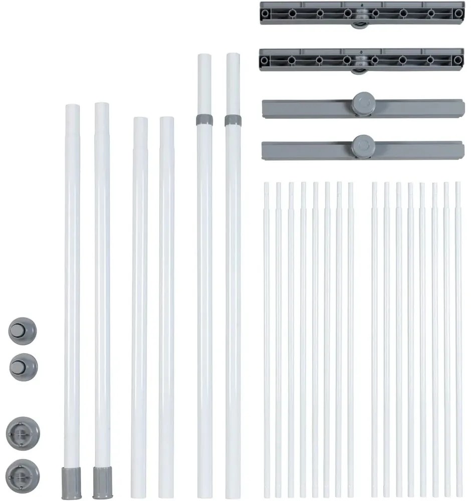 Бял метален рафт за баня 120x300 cm Herkules – Wenko