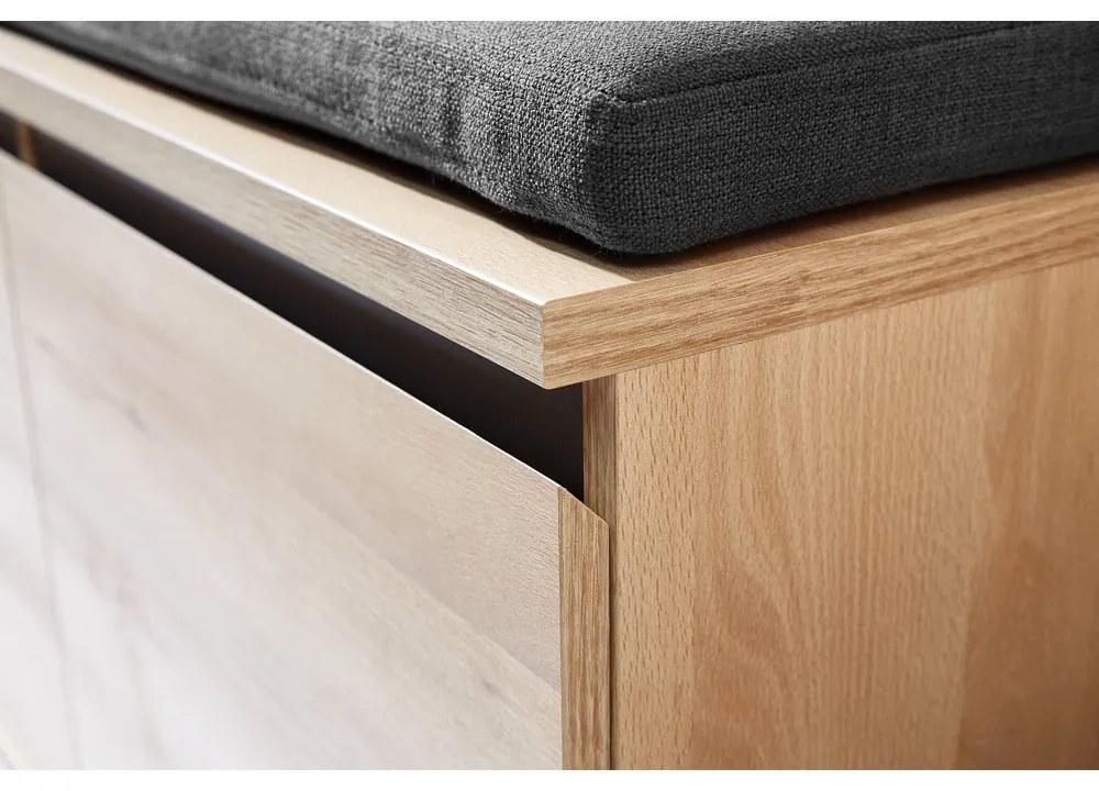 Шкаф за обувки в буков декор с пейка Lissabon - Germania