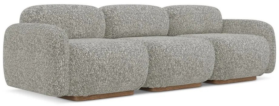 Сив модулен диван 270 cm Ailani – Makamii