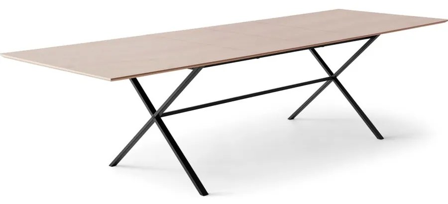 Сгъваема трапезна маса с допълнителна плоча с дъбов плот 90x165 cm Meza – Hammel Furniture