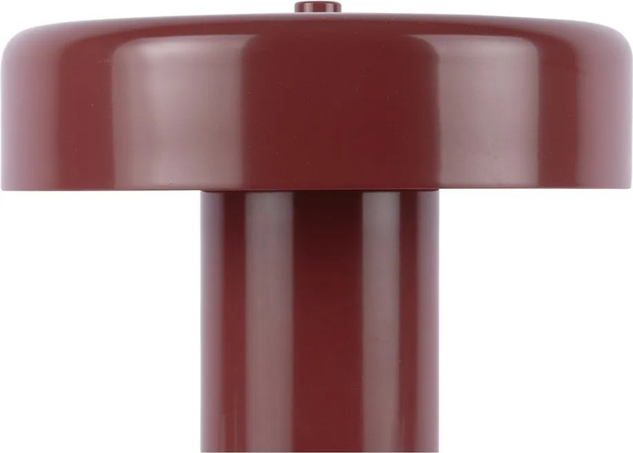 Бордо метална настолна лампа (височина 26 cm) Riqueza Palo – Leitmotiv