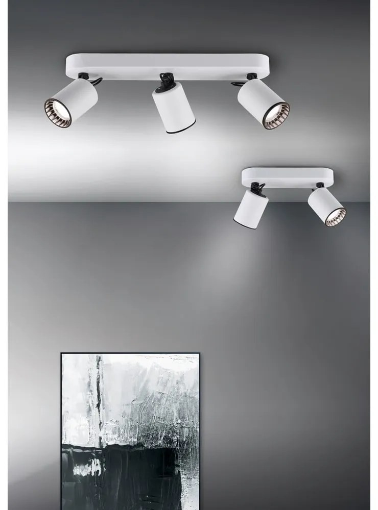 Бяла прожекторна лампа ø 6 cm Pago - Trio